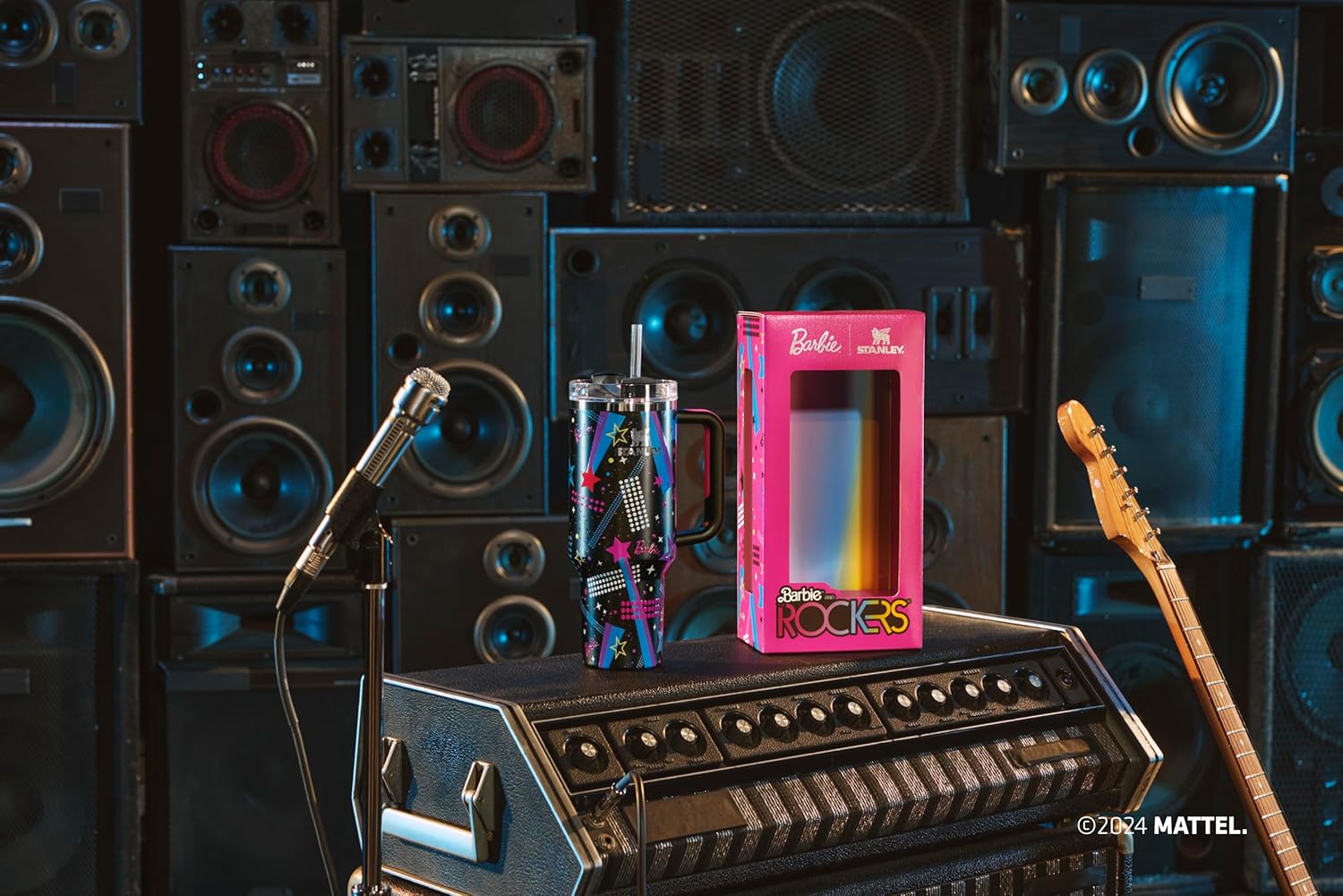 Barbie x Stanley '80s Rockers Quencher 40oz Tumbler | Limited Edition Travel Mug Pakistan